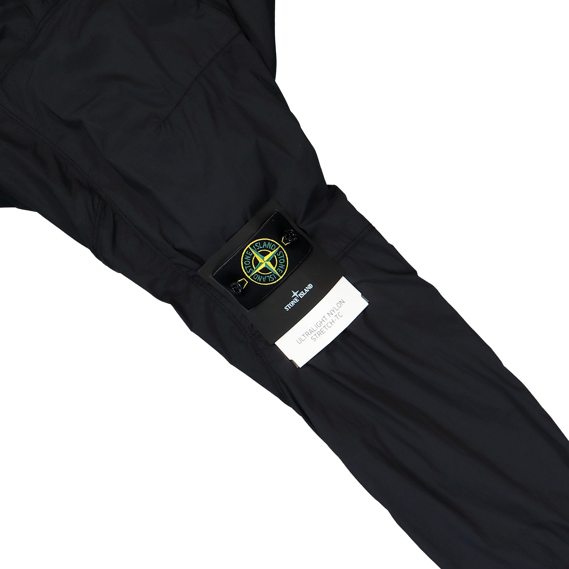 Stone Island Ultralight Stretch-TC Hooded Jacket W Anti Drop Finish Black Jackets L2S15Q100020-S0474 V0029 Detail View 5 | GATE