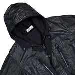 Stone Island Slick Nylon Tela-TC Hooded Jacket With Multiple Pockets Black Jackets L2S15Q100027-S0459 V0029 Detail View 3 | GATE