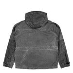 Stone Island Uneven Pigment Dyed Anorak With Anti Drop Finish Black Jackets L2S15Q100035-S00V1 V0029 Detail View 2 | GATE