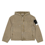 Stone Island Gabardine-TC Hooded Jacket W Multiple Pockets Military Green Jackets L2S15Q100045-S00T4 V005G Detail View 1 | GATE
