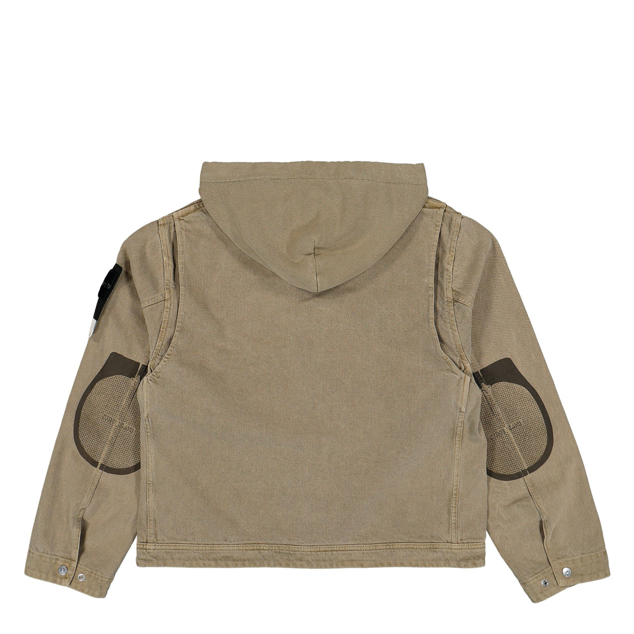 Stone Island Gabardine-TC Hooded Jacket W Multiple Pockets Military Green Jackets L2S15Q100045-S00T4 V005G Detail View 1 | GATE