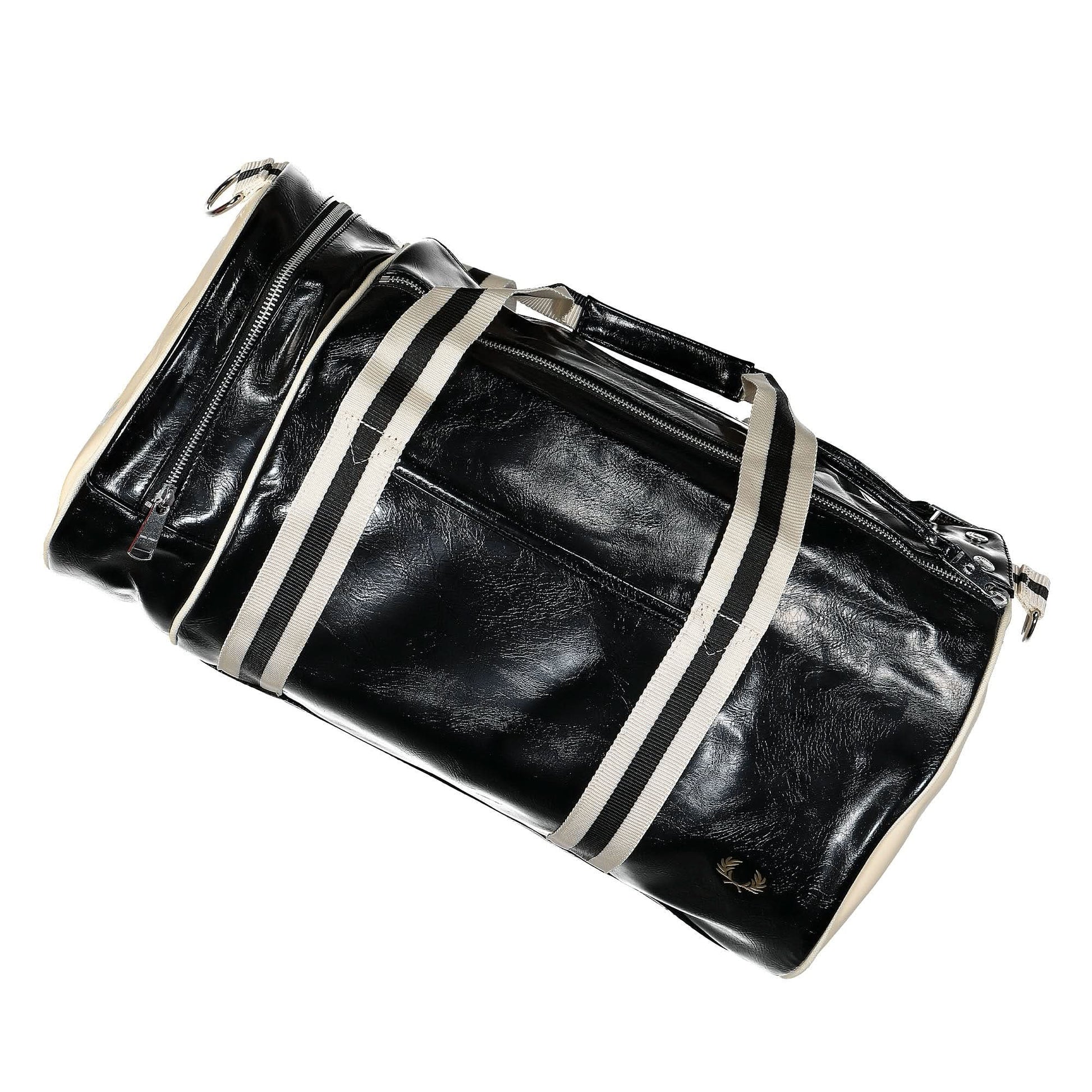 Fred Perry Classic Barrel Bag Black Detail view 5 | Gate