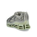 Willy Chavarria x adidas  Megaride Bones Halo Green / Silver Metallic / Better Scarlet Low Top Sneakers LA6162 Detail View 3 | GATE
