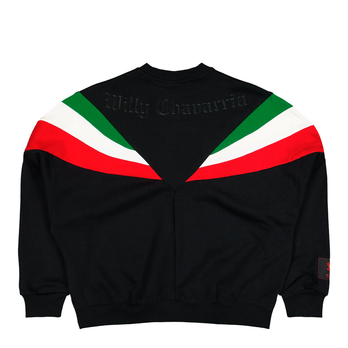 Willy Chavarria x adidas Chicano Sweatshirt Black   Sweatshirt LC8126 Detail View 2 | GATE

