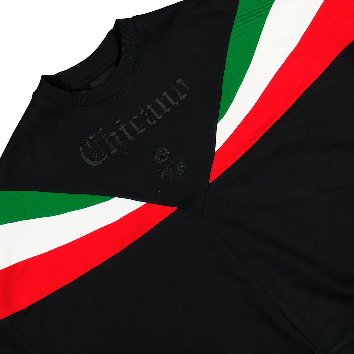 Willy Chavarria x adidas Chicano Sweatshirt Black   Sweatshirt LC8126 Detail View 3 | GATE
