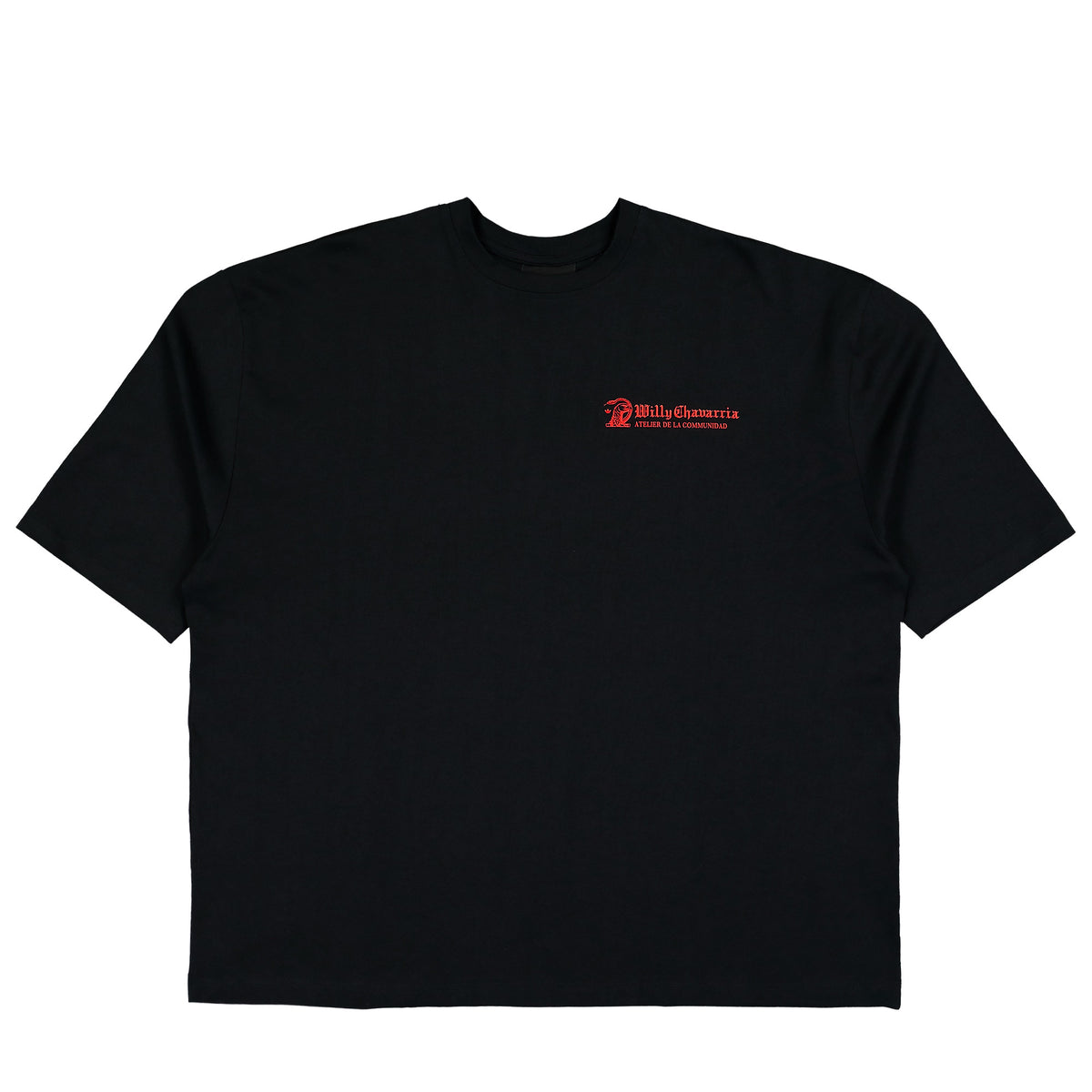 Willy Chavarria x adidas  Atelier Tee Black T-Shirts LC8135 Detail View 1 | GATE

