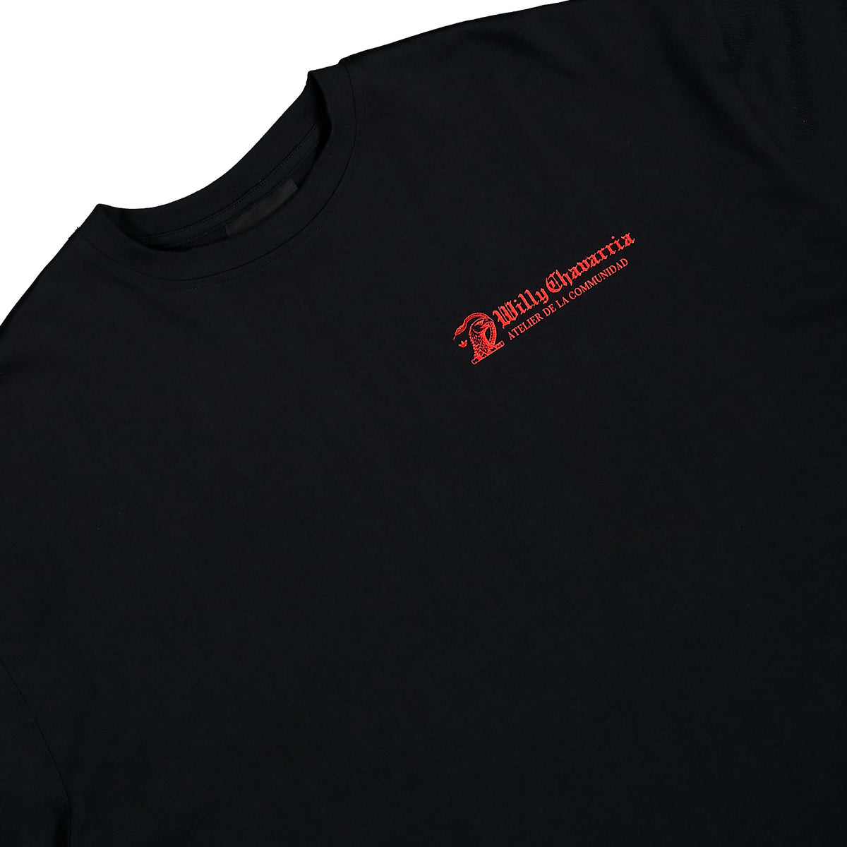 Willy Chavarria x adidas  Atelier Tee Black T-Shirts LC8135 Detail View 3 | GATE
