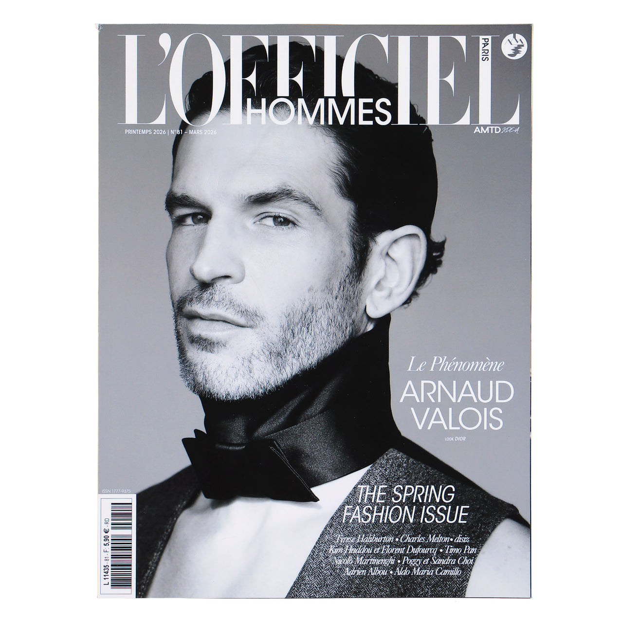 L’Officiel Hommes Numéro 81 - Arnaud Valois Cover Multicolor Magazines L11435 Detail View 1 | GATE