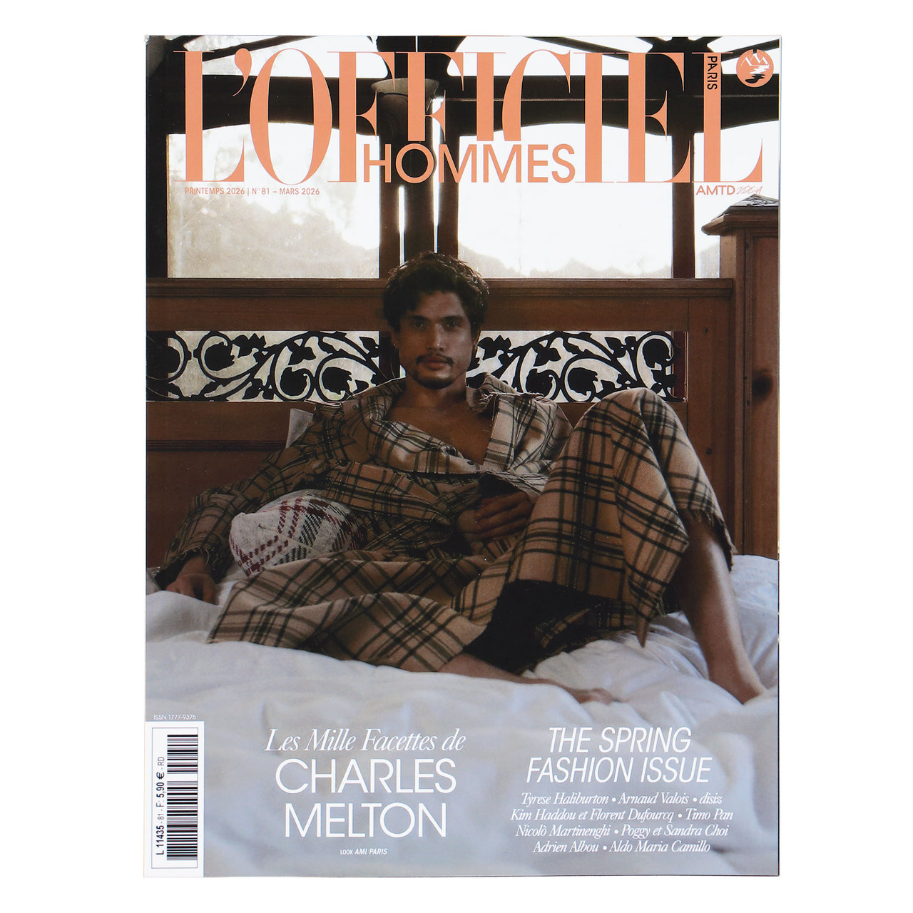 L’Officiel Hommes Numéro 81 - Charles Melton Cover Multicolor Magazines L11435 Detail View 1 | GATE