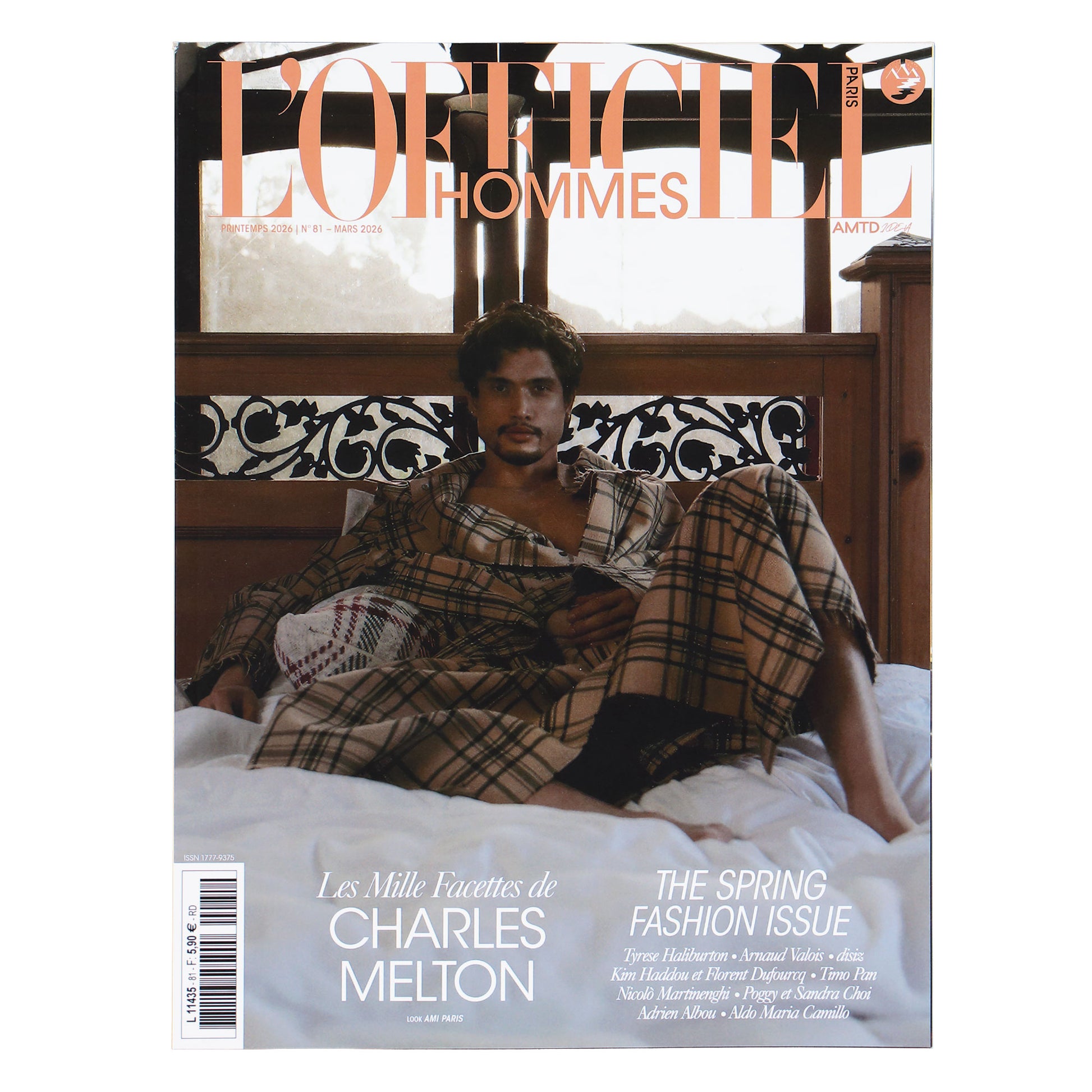 L’Officiel Hommes Numéro 81 - Charles Melton Cover Multicolor Magazines L11435 Detail View 1 | GATE