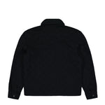 Casablanca Denim Monogram Shacket Black Jackets M-AW25-JK-420-01 Detail View 2 | GATE
