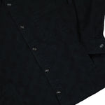 Casablanca Denim Monogram Shacket Black Jackets M-AW25-JK-420-01 Detail View 4 | GATE
