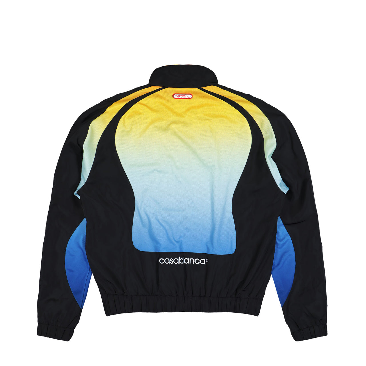 Casablanca Gradient Windbreaker Jacket Black Gradient Tracksuit Tops M-AW25-JK-450-01 Detail View 1 | GATE
