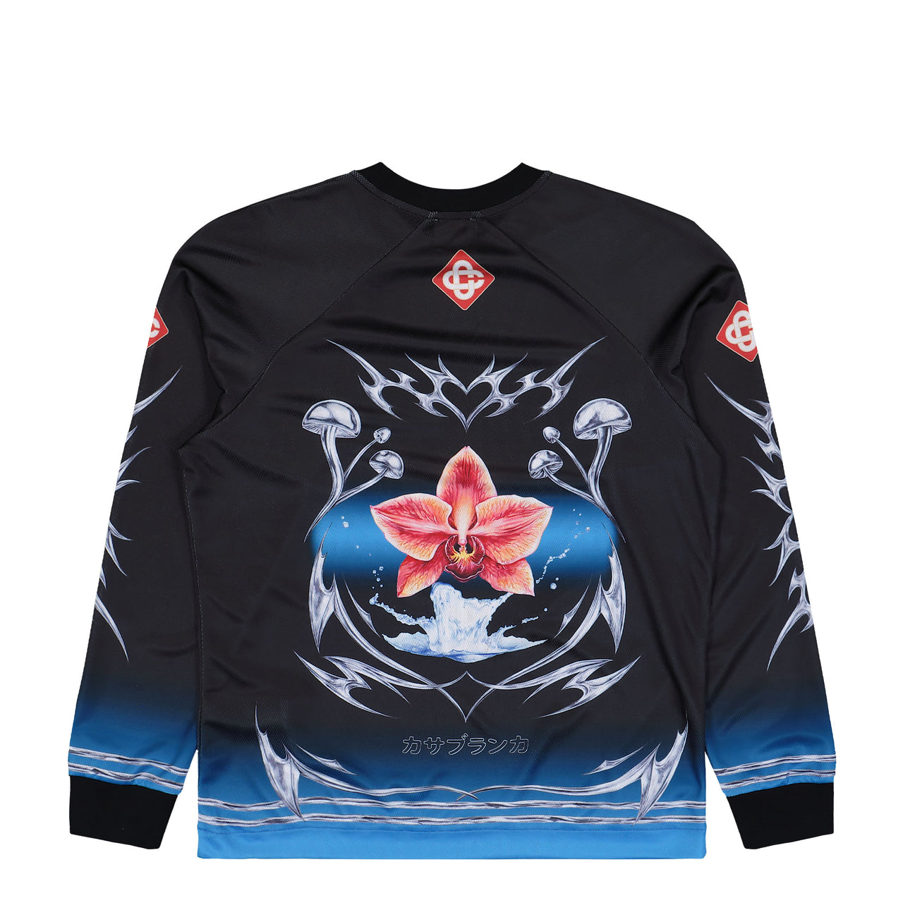 Casablanca Long Sleeve Football Tee Blade Longsleeves M-AW25-JTP-248-02 Detail View 1 | GATE