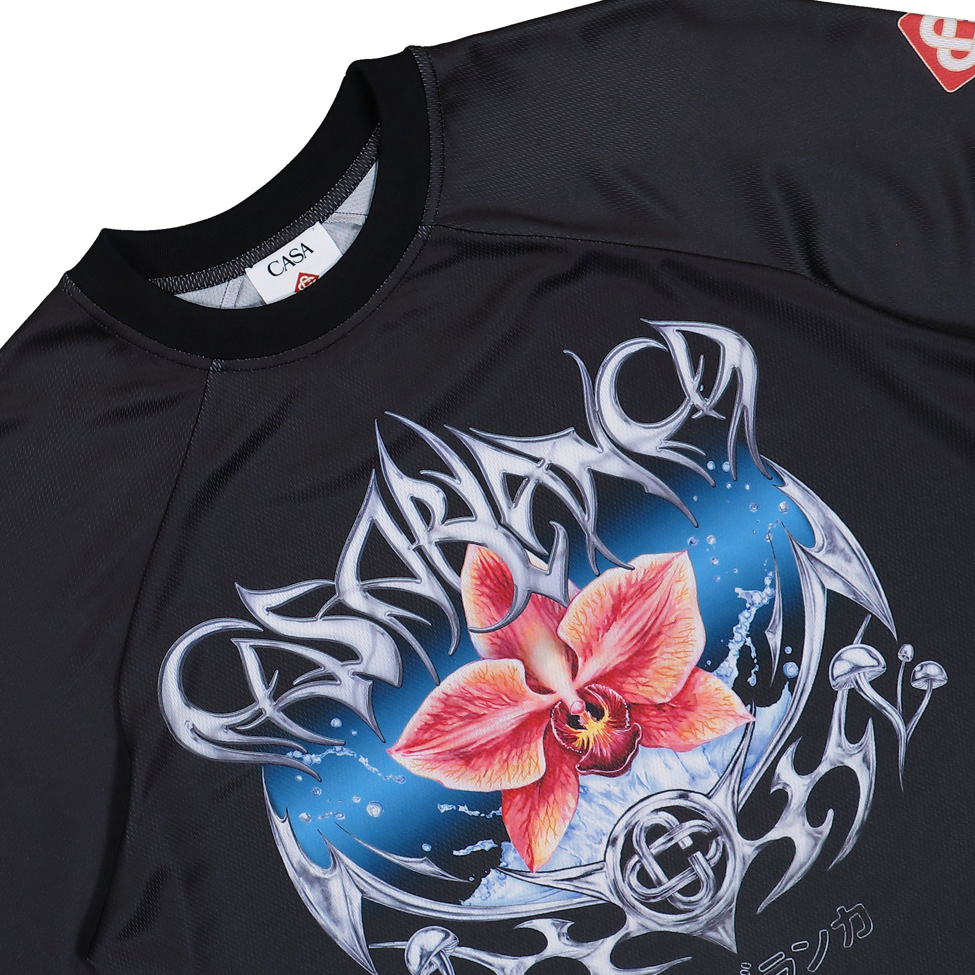 Casablanca Long Sleeve Football Tee Blade Longsleeves M-AW25-JTP-248-02 Detail View 3 | GATE