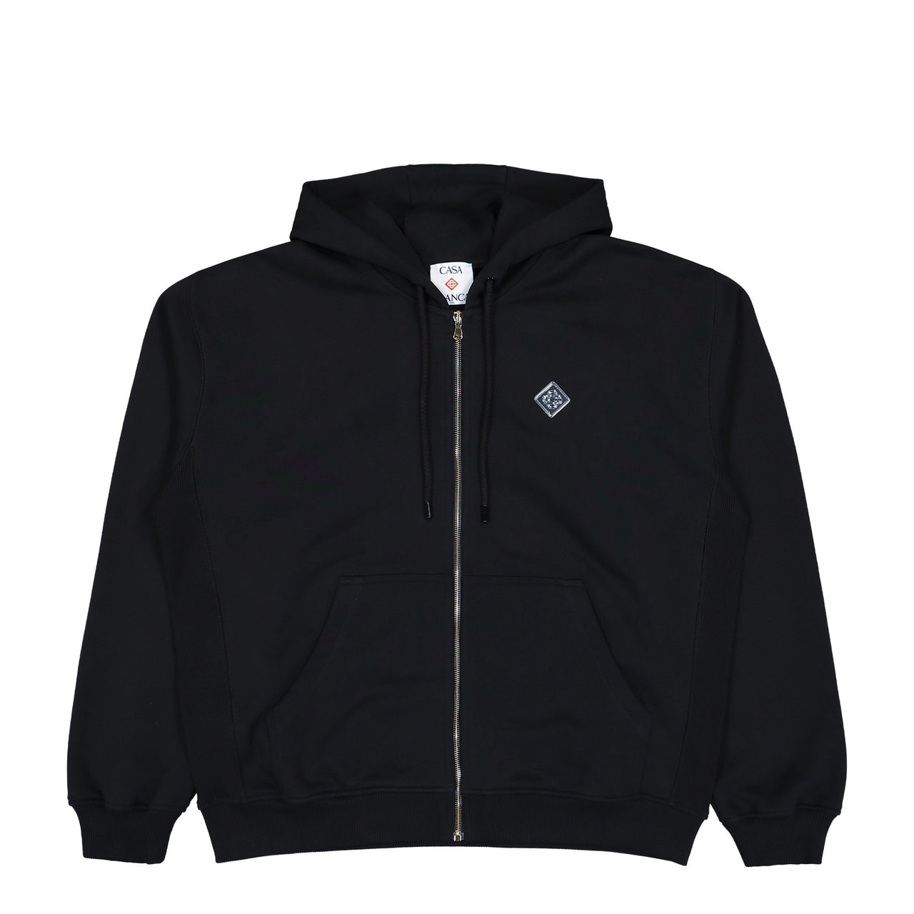 Casablanca Casa Chrome Full Zip Hoodie  Casa Chrome Hoodies M-AW25-JTP-408-02 Detail View 1 | GATE