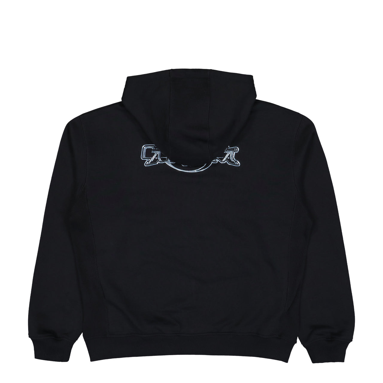Casablanca Casa Chrome Full Zip Hoodie  Casa Chrome Hoodies M-AW25-JTP-408-02 Detail View 1 | GATE