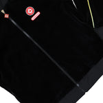 Casablanca Velour Track Jacket Black Tracksuit Tops M-AW25-JTP-421-01 Detail View 4 | GATE