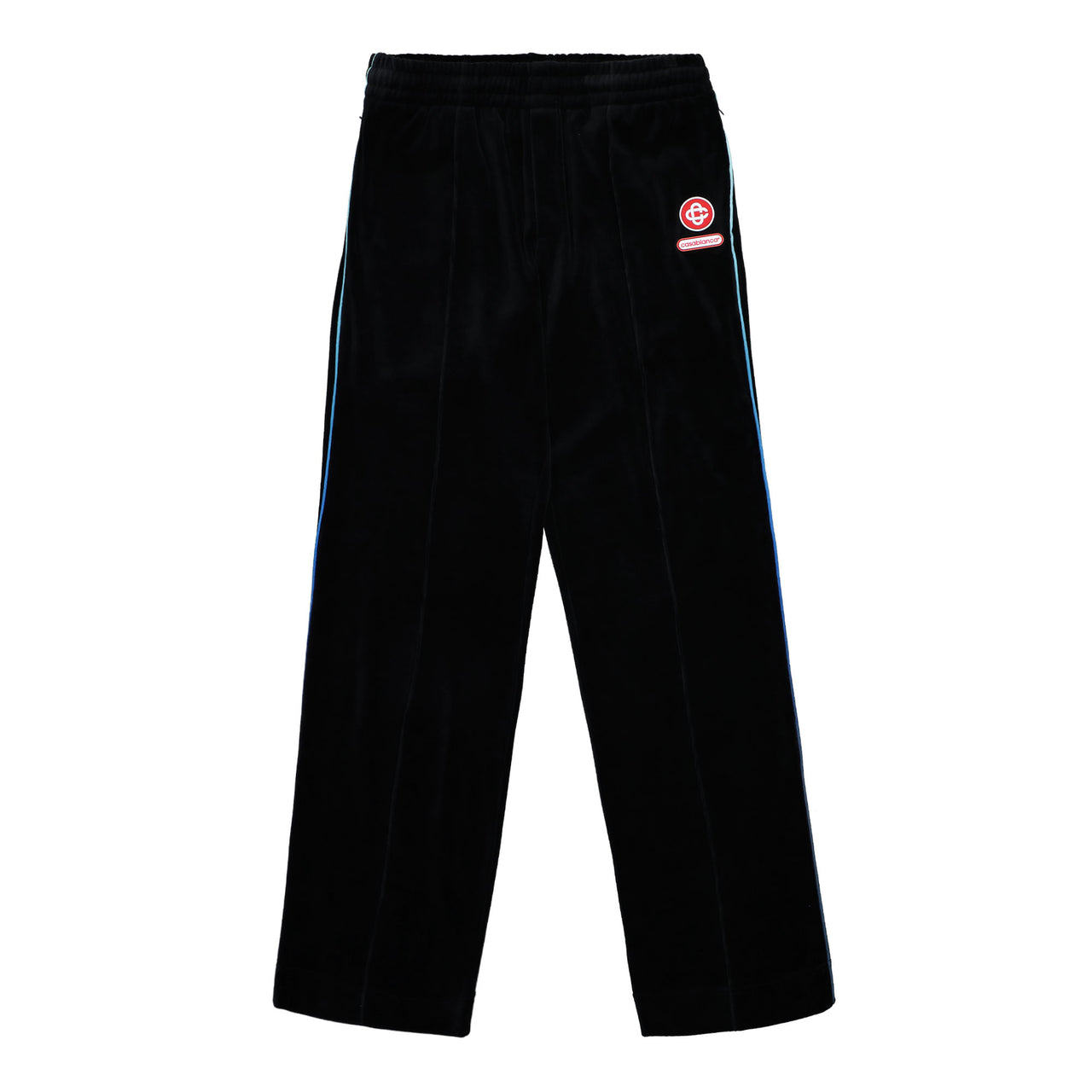 Casablanca Velour Track Pant Black Sweat & Track Pants M-AW25-JTR-300-01 Detail View 1 | GATE
