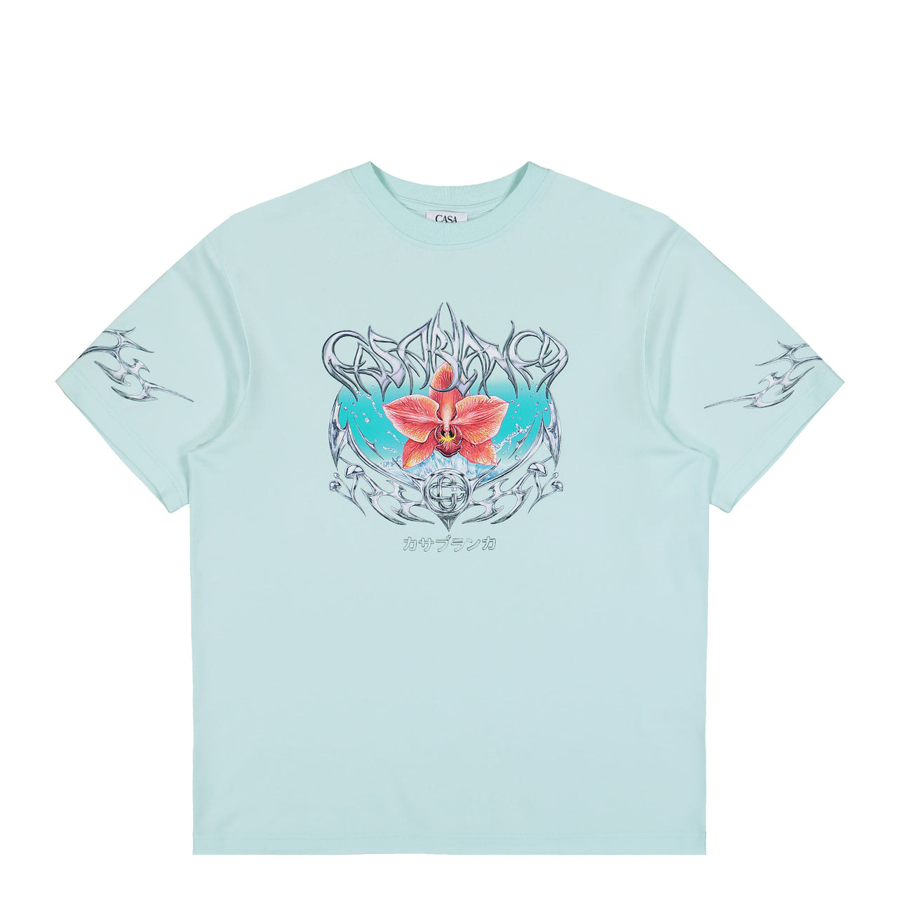 Casablanca Blades Printed Oversized T-Shirt Blades T-Shirts M-AW25-JTS-044-07 Detail View 1 | GATE