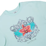 Casablanca Blades Printed Oversized T-Shirt Blades T-Shirts M-AW25-JTS-044-07 Detail View 3 | GATE