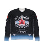 Casablanca Blades Printed Crew Blades Sweatshirts M-AW25-KW-1166-01 Detail View 1 | GATE
