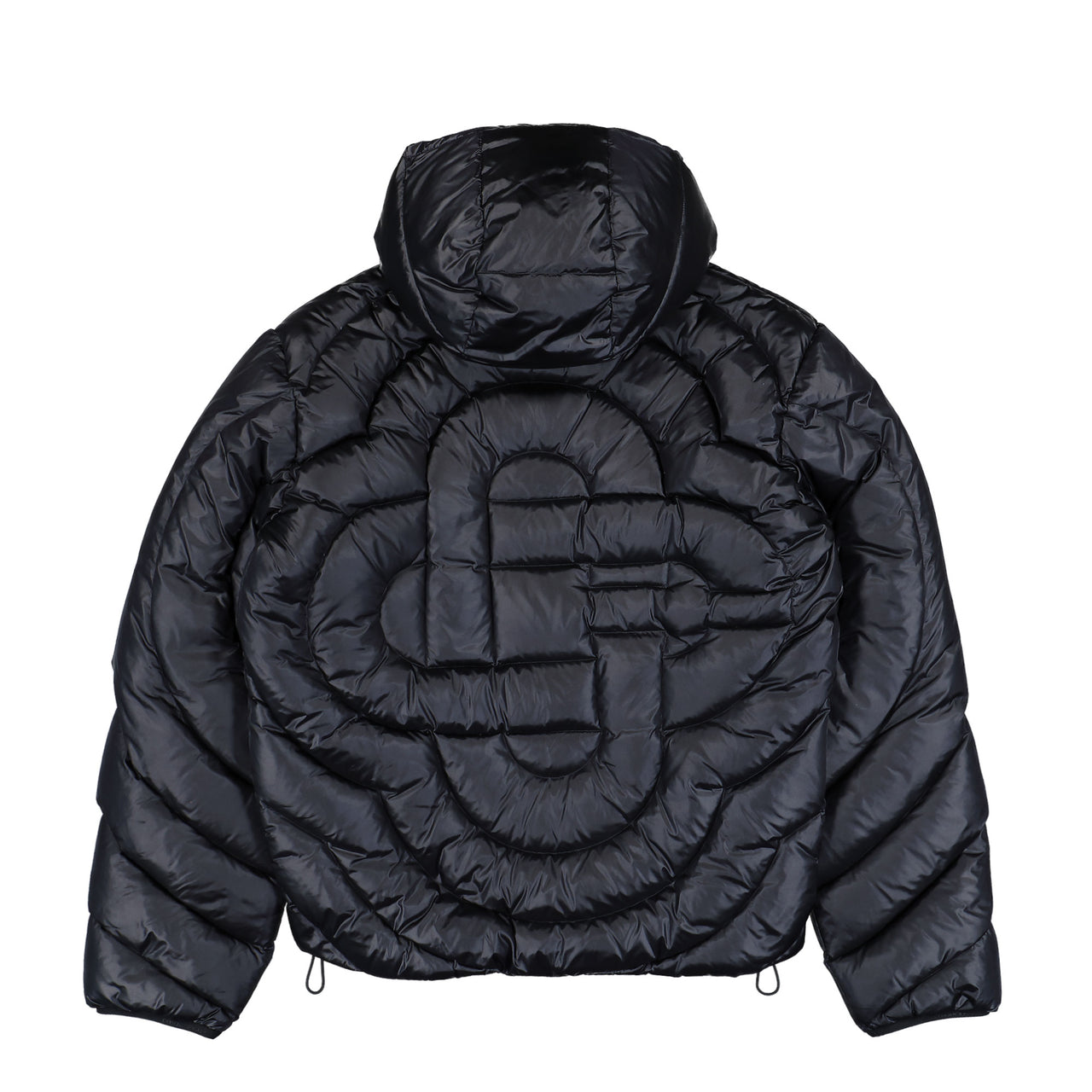 Casablanca CC Quilted Puffer Jacket Black Jackets M-AW25-OT-140-01 Detail View 1 | GATE
