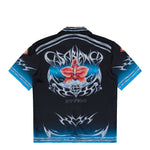 Casablanca Cuban Collar Short Sleeve Shirt Blades Shirts M-AW25-SH-003-03 Detail View 2 | GATE