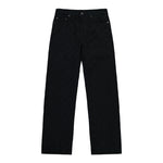 Casablanca Denim Monogram Straight Leg Jeans Black Denim M-AW25-TR-330-01 Detail View 1 | GATE
