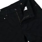 Casablanca Denim Monogram Straight Leg Jeans Black Denim M-AW25-TR-330-01 Detail View 4 | GATE
