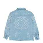 Casablanca Denim Shirt Light Blue Carpet Jacquard Shirts M-AW26-DN-026-01 Detail View 2 | GATE