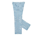 Casablanca Carpet Jacquard Baggy Denim Jeans Light Blue Carpet Jacquard Jeans M-AW26-DN-028-01 Detail View 3 | GATE
