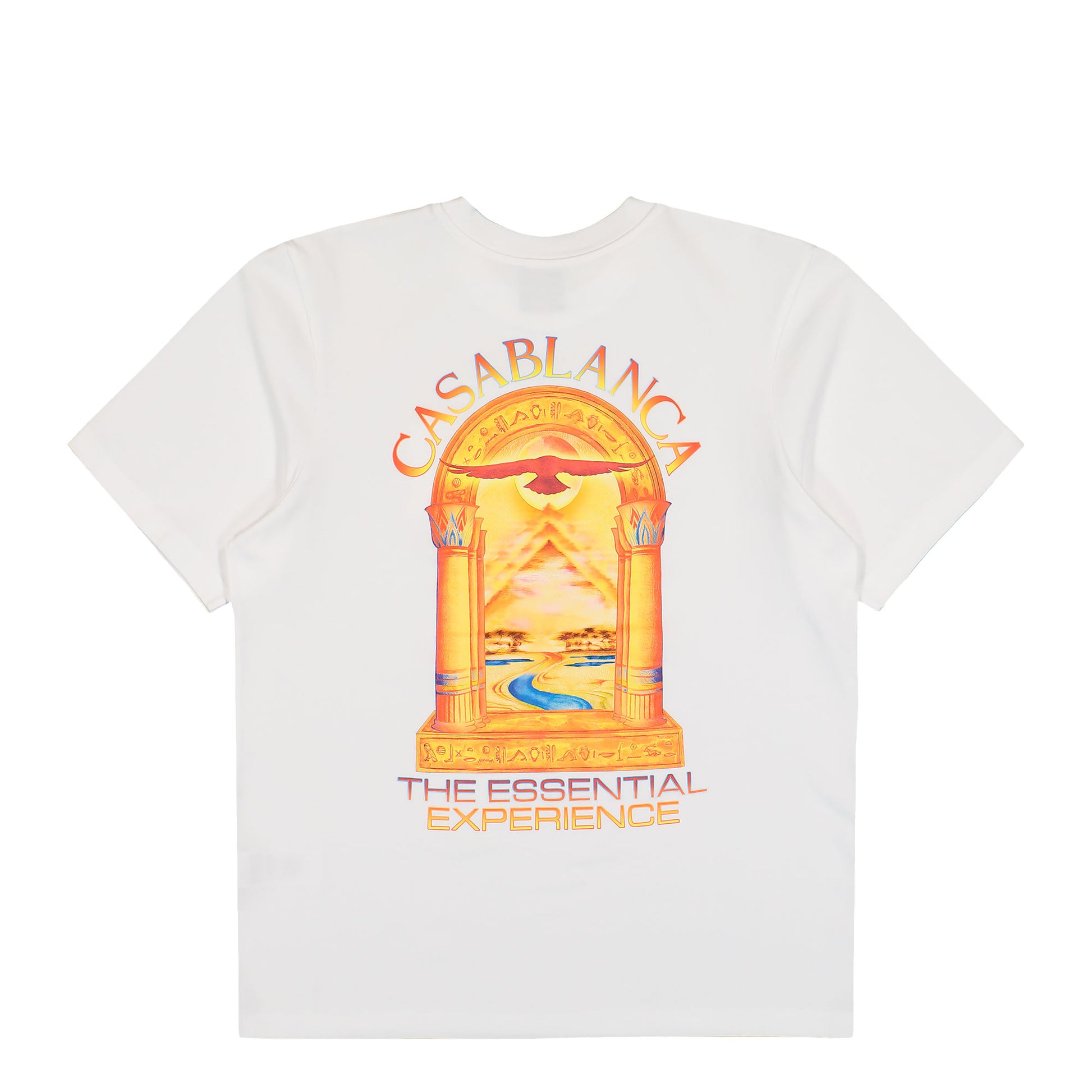 Casablanca Hermons Mirage Arch Printed Classic T-Shirt Hermons Mirage Arch T-Shirts M-AW26-JTS-001-12 Detail View 2 | GATE