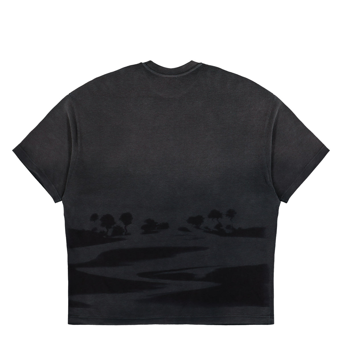 Casablanca Shadow Sands Washed Oversized T-Shirt Shadow Sands T-Shirts M-AW26-JTS-078-02 Detail View 2 | GATE