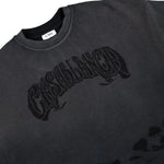 Casablanca Shadow Sands Washed Oversized T-Shirt Shadow Sands T-Shirts M-AW26-JTS-078-02 Detail View 3 | GATE