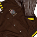 Casablanca Wool Varsity Jacket Celestial Pyramid Jackets M-AW26-OT-258-01 Detail View 4 | GATE