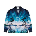 Casablanca Cuban Collar LS Shirt Crystal Alchemy Shirt M-AW26-SH-006-03 Detail View 1 | GATE
