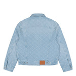 Casablanca Washed Monogram Denim Jacket Light Blue Jackets M-PF26-DN-005-01 Detail View 2 | GATE
