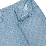 Casablanca Washed Monogram Jeans Light Blue Denim M-PF26-DN-009-01 Detail View 4 | GATE
