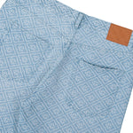 Casablanca Washed Monogram Jeans Light Blue Denim M-PF26-DN-009-01 Detail View 5 | GATE

