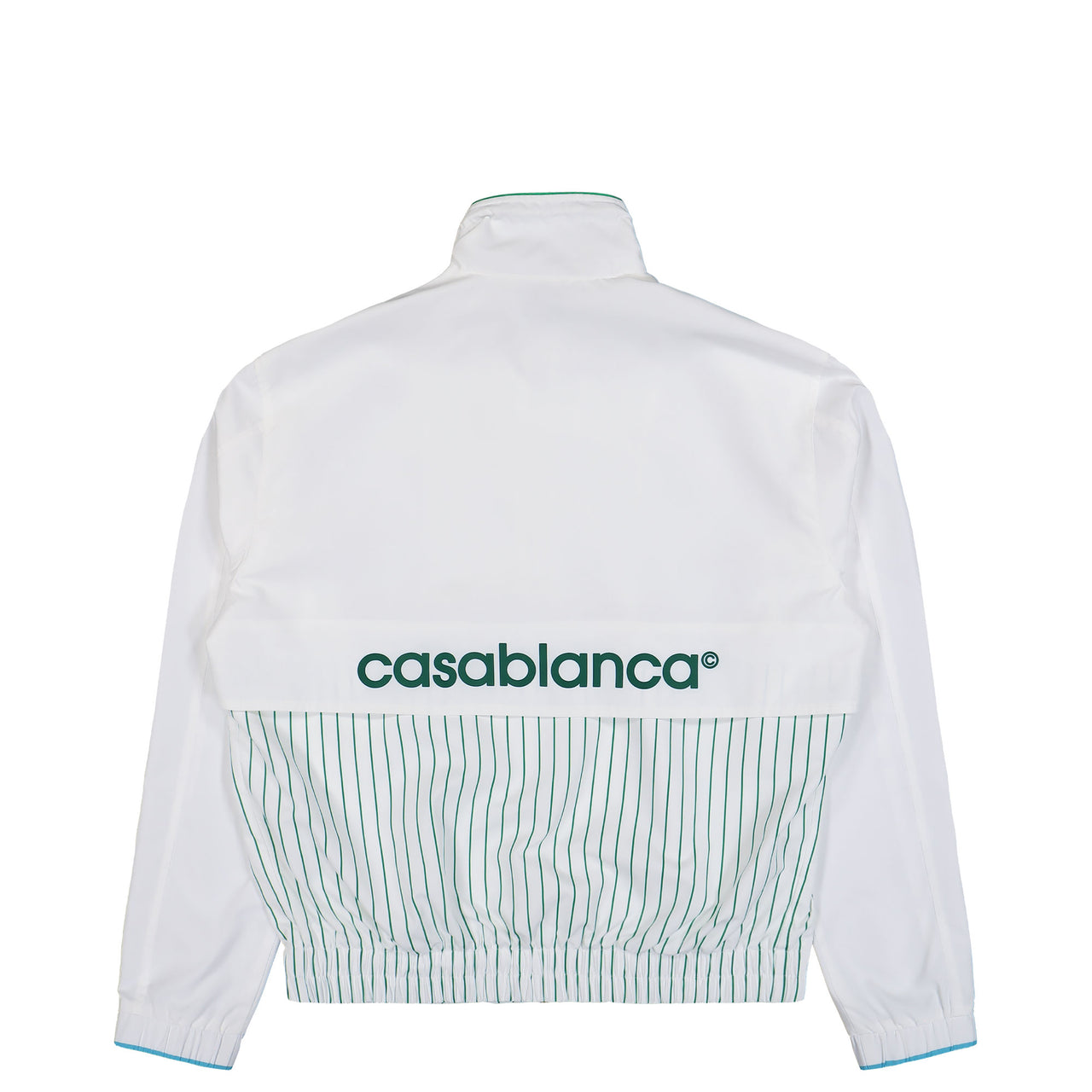 Casablanca Printed Windbreaker Jacket Sporty Floral Stripe Tracksuit Tops M-PF26-JK-300-01 Detail View 1 | GATE