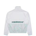 Casablanca Printed Windbreaker Jacket Sporty Floral Stripe Tracksuit Tops M-PF26-JK-300-01 Detail View 2 | GATE