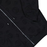 Casablanca Applique Monogram Zip Up Hoodie Black Loopback Hoodies M-PF26-JTP-512-02 Detail View 4 | GATE
