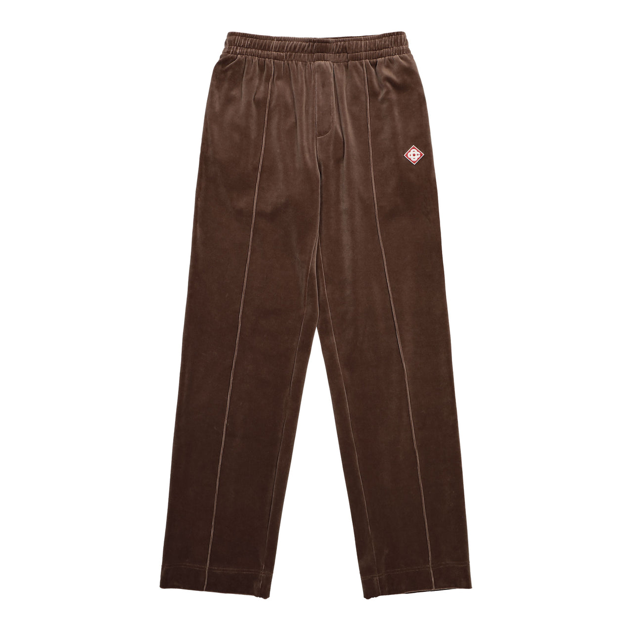 Casablanca Velour Track Pant Brown Sweat & Track Pants M-PF26-JTR-300-01 Detail View 1 | GATE