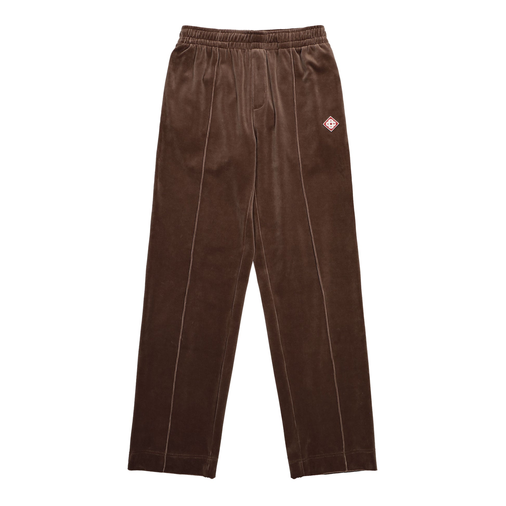 Casablanca Velour Track Pant Brown Sweat & Track Pants M-PF26-JTR-300-01 Detail View 1 | GATE
