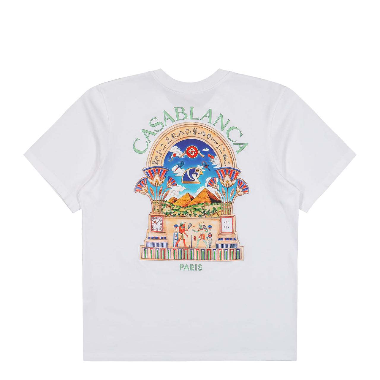 Casablanca Classic T-Shirt Egytian Arch T-Shirts M-PF26-JTS-001-08 Detail View 1 | GATE