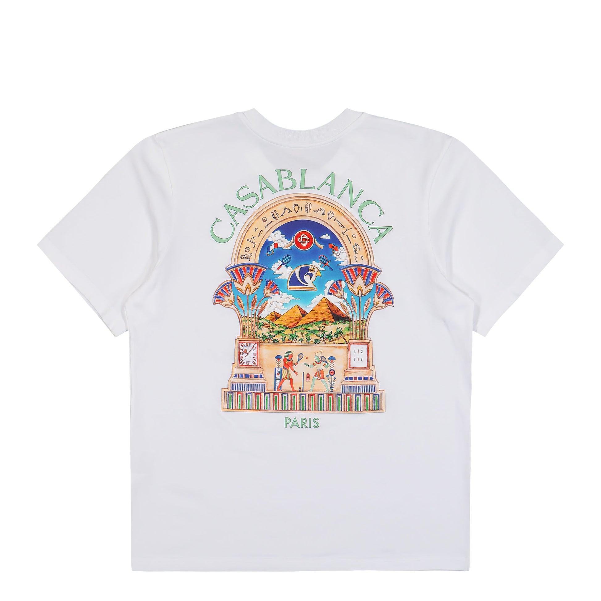 Casablanca Classic T-Shirt Egytian Arch T-Shirts M-PF26-JTS-001-08 Detail View 2 | GATE