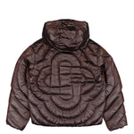 Casablanca Quilted Puffer Jacket Dark Brown Jackets M-PF26-OT-227-02 Detail View 2 | GATE
