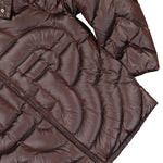 Casablanca Quilted Puffer Jacket Dark Brown Jackets M-PF26-OT-227-02 Detail View 4 | GATE
