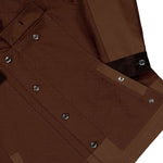 Casablanca Workwear Safari Jacket Dark Brown Jackets M-PF26-OT-250-01 Detail View 4 | GATE
